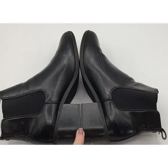 A New Day Black Chelsea Ankle Boots 8 Women's - Picture 7 of 9